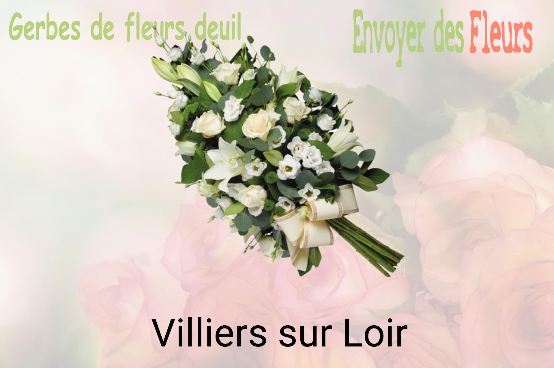 Gerbe de fleurs de deuil livrée à Villiers-sur-Loir